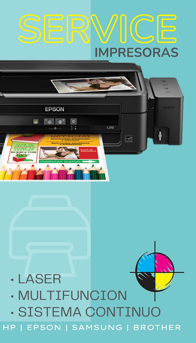 Reparacion de Impresoras HP Epson Brother Samsung